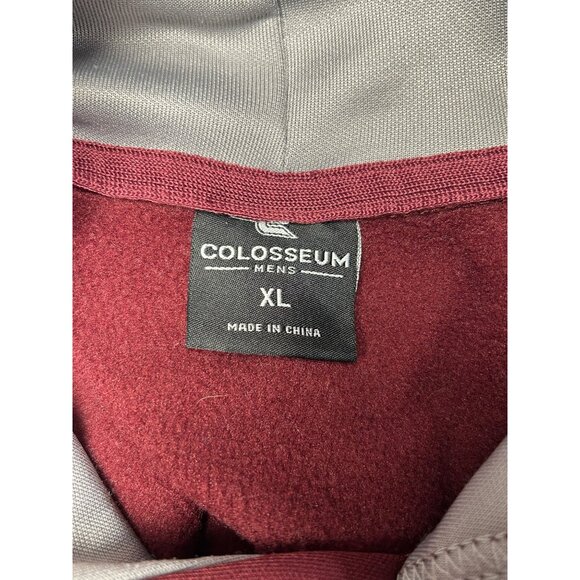 Men's Colosseum Maroon Texas A&M Aggies Team Color Rival Hoodie Long Sleeve - Picture 7 of 9